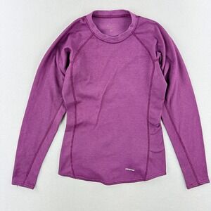 Patagonia Womens Capilene 3 Crew Top Size XS‎ Womens Berry Long Sleeve Baselayer